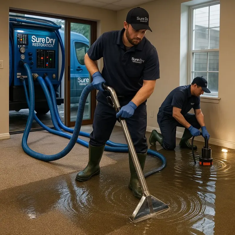 Water Extraction and Removal process in Willow Street, PA